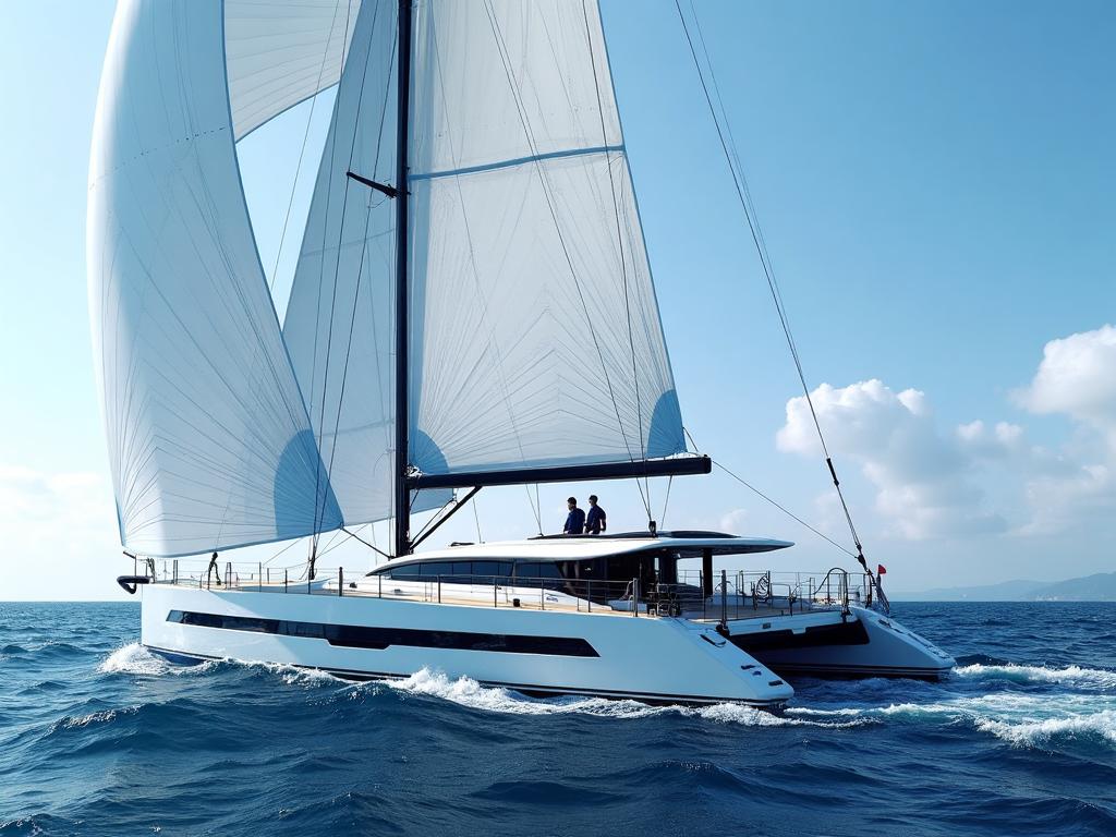 LoadX Mainsail on racing yacht